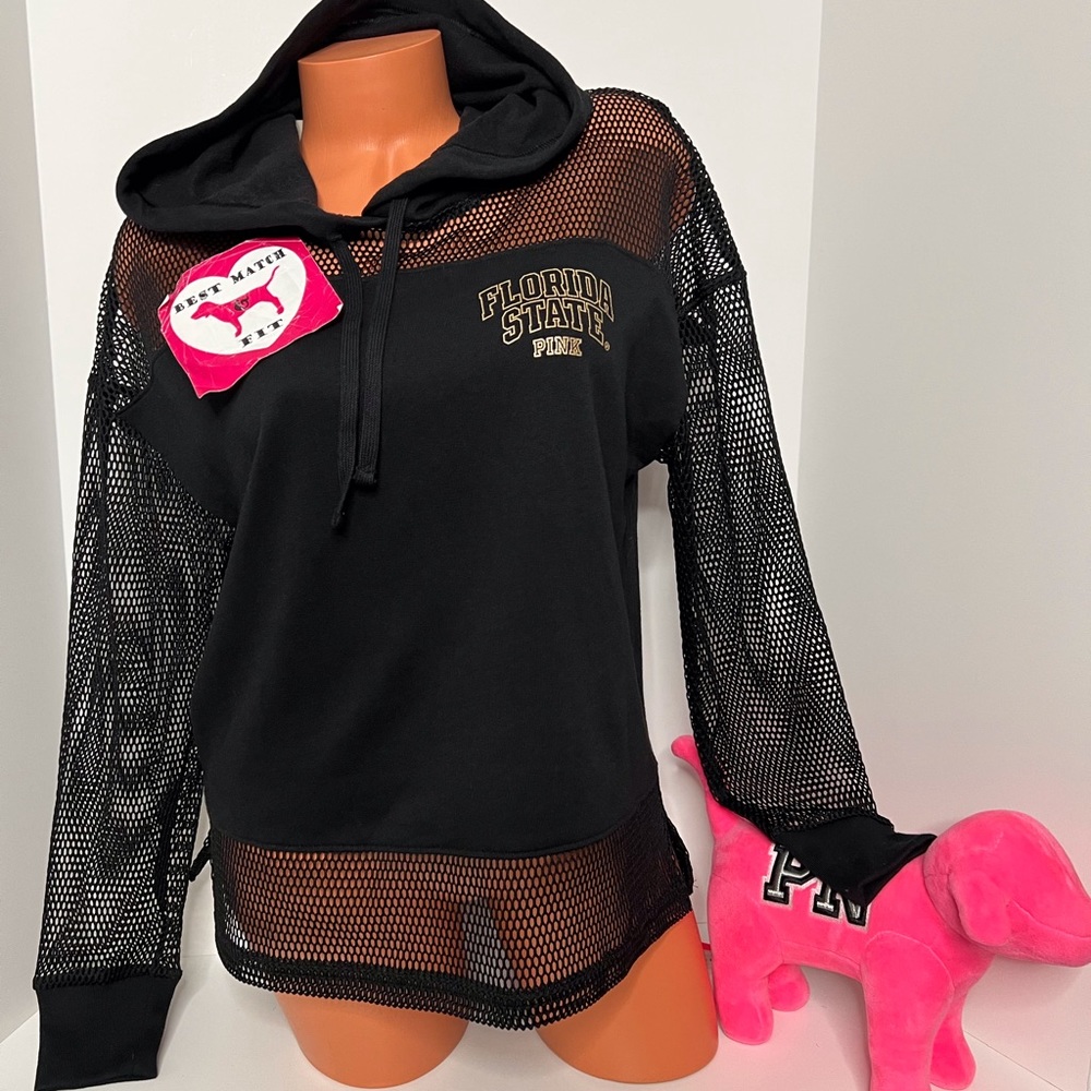 Victoria’s Secret PINK S Florida State University Hoodie Super Soft Mesh Panel